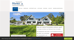 Desktop Screenshot of hanke-immobilien.de