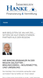 Mobile Screenshot of hanke-immobilien.de